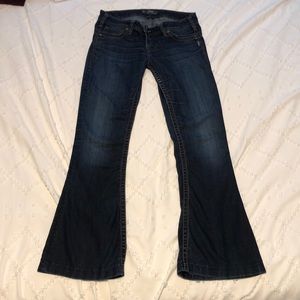 Womens silver jeans